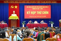 Quang cảnh kỳ họp thứ 9, HĐND tỉnh Quảng Nam khoá X, nhiệm kỳ 2021-2026