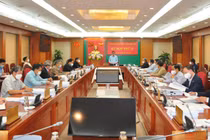 Quang cảnh kỳ họp thứ 13 của Ủy ban Kiểm tra Trung ương 