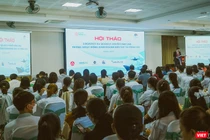 Quang cảnh hội thảo chuyên ngành “Logistics và quản lý chuỗi cung ứng trong hoạt động kinh doanh khu vực và toàn cầu”