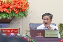 Ông Lương Nguyễn Minh Triết – Chủ tịch HĐND TP Đà Nẵng chủ toạ kỳ họp