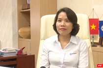 Bà Lê Thị Phương Cẩm – Phó Tổng Giám đốc Tổng công ty Điện lực miền Trung.