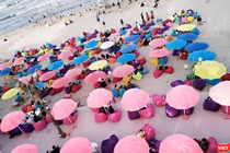 Một góc bãi biển du lịch Đà Nẵng