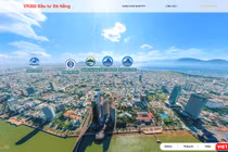 Giao diện Bản đồ số về các dự án kêu gọi đầu tư vào TP Đà Nẵng trên nền tảng thực tế ảo tại địa chỉ https://vr360.com.vn/projects/xuc-tien-dau-tu/.