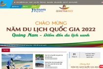 Trang chủ của Sở VH-TT và Du lịch Quảng Nam chính thức đưa “Hệ thống phần mềm du lịch thông minh tỉnh Quảng Nam” vào vận hành.