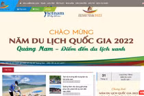 Trang chủ của Sở VH-TT và Du lịch Quảng Nam chính thức đưa “Hệ thống phần mềm du lịch thông minh tỉnh Quảng Nam” vào vận hành.