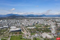 Một góc TP Đà Nẵng nhìn từ trên cao