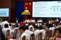 Quang cảnh hội thảo góp ý báo cáo giữa kỳ đồ án Quy hoạch tỉnh Quảng Nam thời kỳ 2021 - 2030, tầm nhìn đến năm 2050