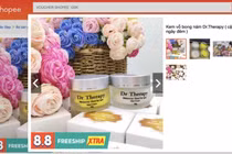 Hình ảnh sản phẩm mỹ phẩm kem Dr Therapy Melasma-Best for spa Night cream được bán trên sàn thương mại điện tử Shopee. (Ảnh chụp màn hình)