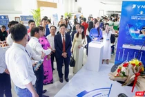 Không gian trưng bày tại Ngày hội Khởi nghiệp đổi mới sáng tạo TP Đà Nẵng - SURF 2022.