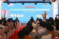 Quang cảnh hội thảo “Thị trường bất động sản trong xu thế chuyển đổi số” do Báo Công Thương (Bộ Công thương) và Hội Môi giới bất động sản Việt Nam phối hợp tổ chức tại Đà Nẵng