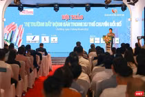 Quang cảnh hội thảo “Thị trường bất động sản trong xu thế chuyển đổi số” do Báo Công Thương (Bộ Công thương) và Hội Môi giới bất động sản Việt Nam phối hợp tổ chức tại Đà Nẵng