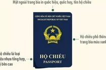 Hộ chiếu phổ thông mẫu mới (ảnh VGP)