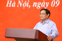 Thủ tướng phát biểu kết luận hội nghị sơ kết 6 tháng năm 2022 thực hiện Đề án phát triển ứng dụng dữ liệu dân cư, định danh và xác thực điện tử phục vụ chuyển đổi số quốc gia giai đoạn 2022-2025, tầm nhìn đến năm 2030 (Ảnh: VGP/Nhật Bắc)