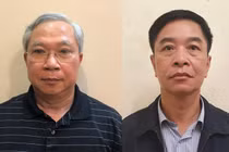 Bị can Mai Tuấn Anh (trái) và Trần Văn Tám (phải) (ảnh Bộ Công an)