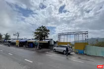 Hiện trạng cổng vào dự án New Danang City