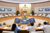 Thủ tướng Phạm Minh Chính chỉ đạo phiên họp (Ảnh VGP/Nhật Bắc)