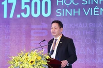 Ông Trương Gia Bình - Chủ tịch HĐQT Tập đoàn FPT phát biểu tại Diễn đàn Đầu tư Đà Nẵng 2022 (Ảnh NĐ)