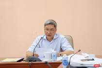 PGS.TS. Nguyễn Trường Sơn - Thứ trưởng Bộ Y tế, Trưởng Tiểu ban Y tế & Kiểm tra Doping SEA Games 31. chủ trì cuộc họp