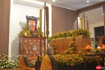 Quang cảnh lễ tang Thiền sư Thích Nhất Hạnh (ảnh Tuấn Hiệp)