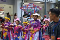 Một góc lễ hội đường phố ở Huế