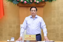Thủ tướng Phạm Minh Chính phát biểu chỉ đạo phiên họp (Ảnh VGP/Nhật Bắc)