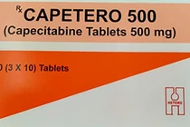 Thuốc viên nén bao phim Capetero 500 (Capecitabine 500mg) (ảnh skds)