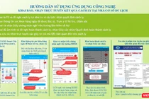 Hướng dẫn sử dụng tính năng mới trên Ứng dụng quản lý, hỗ trợ F1, F0 cách ly/điều trị tại nhà/cơ sở du lịch tại Đà Nẵng (ảnh Sở TT&TT TP Đà Nẵng cung cấp)