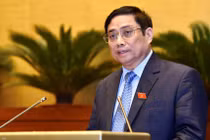 Thủ tướng Phạm Minh Chính yêu cầu Bộ Tài chính thanh tra việc phát hành trái phiếu doanh nghiệp, nhất là các doanh nghiệp bất động sản (Ảnh: VGP)