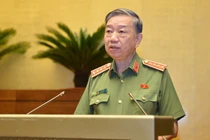 Bộ trưởng Bộ Công an Tô Lâm (Ảnh: QH)
