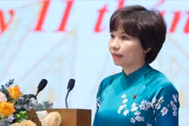 Bà Phạm Thị Nhung, Phó Tổng giám đốc VPBank (Ảnh: VGP)