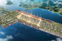Phối cảnh khu bến cảng Lạch Huyện, Hải Phòng (Nguồn: haiphong.gov.vn)