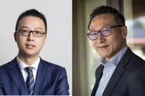 Eddie Wu (trái) và Joe Tsai sẽ lần lượt đảm nhận chức CEO và Chủ tịch của Alibaba Group