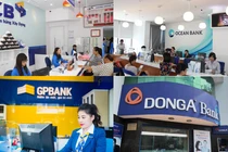 Bốn ngân hàng yếu kém gồm CBBank, OceanBank, GPBank và DongABank