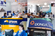Bốn ngân hàng yếu kém gồm CBBank, OceanBank, GPBank và DongABank