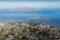 Một góc khu vực thực hiện dự án Khu đô thị ven vịnh Cam Ranh (Ảnh: Báo Khánh Hòa)