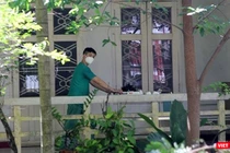 Trung tâm điều trị Covid-19 đặt tại Bệnh viện Quân y 175 (Bộ Quốc phòng) chính thức tiếp nhận những bệnh nhân Covid-19 từ ngày 19/7/2021. Ảnh: GVT.