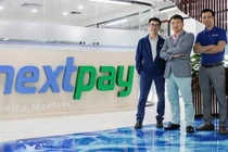 Từ trái qua: ông Nguyễn Hữu Tuất - CEO của NextPay, ông Nguyễn Hòa Bình - Chủ tịch NexTech và ông Đỗ Công Diễn - Giám đốc vận hành NextPay.