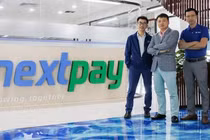 Từ trái qua: ông Nguyễn Hữu Tuất - CEO của NextPay, ông Nguyễn Hòa Bình - Chủ tịch NexTech và ông Đỗ Công Diễn - Giám đốc vận hành NextPay.