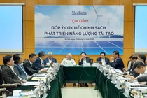 Toàn cảnh buổi toạ đàm "Góp ý cơ chế chính sách phát triển năng lượng tái tạo" (Ảnh: P.D)