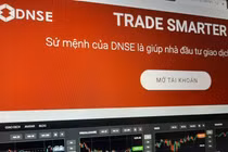Ảnh chụp màn hình trang chủ DNSE 
