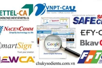 Các đơn vị cung cấp chữ ký số.