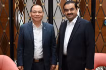 Ông Phạm Nhật Vượng gặp tỉ phú Ấn Độ Gautam Adani