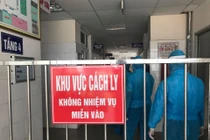 Khu vực cách ly bệnh nhân COVID-19 (Ảnh - BYT) 