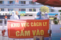 Khu vực cách ly phòng COVID-19 (Ảnh - VT) 