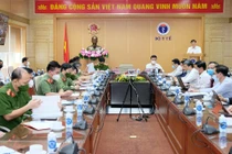 Hội nghị trực tuyến về việc tiêm vaccine COVID-19 và giải pháp xác thực, liên thông dữ liệu tiêm chủng với dữ liệu quốc gia về dân cư (Ảnh - Trần Minh)