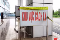 Khu vực cách ly phòng COVID-19 (Ảnh - Minh Thuý) 