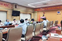 Toàn cảnh cuộc họp báo cáo về tình hình dịch sốt xuất huyết và dịch bạch hầu trên cả nước (Ảnh: Minh Thúy) 