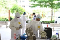 Nhân viên y tế phòng, chống dịch ở Bắc Giang (Ảnh - bYT) 