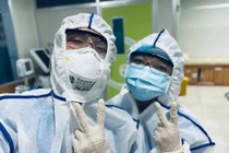 Bác sĩ của Bệnh viện Đại học Y Dược TP. Hồ Chí Minh xung phong vào tâm dịch COVID-19 (Ảnh- Bệnh viện Đại học Y dược TP. Hồ Chí Minh) 