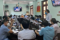 Bộ Y tế họp trực tuyến với các bệnh viện trị COVID-19 (Ảnh - BYT) 